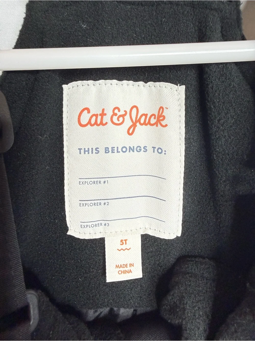 Cat And Jack Snow Pants Overall Bib Winter Ski Size 5T Black Unisex NWT A8 408